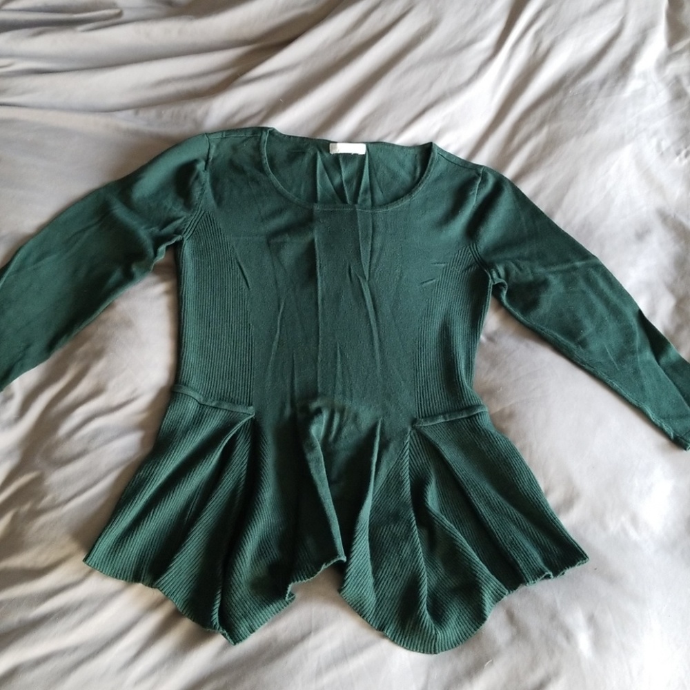 Women's green top